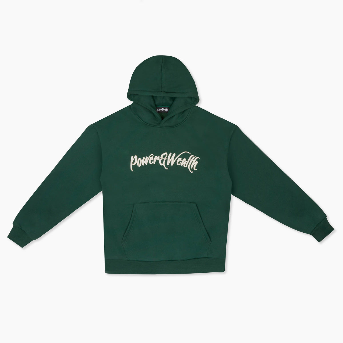 PAINT SCRIPT HOODIE in green